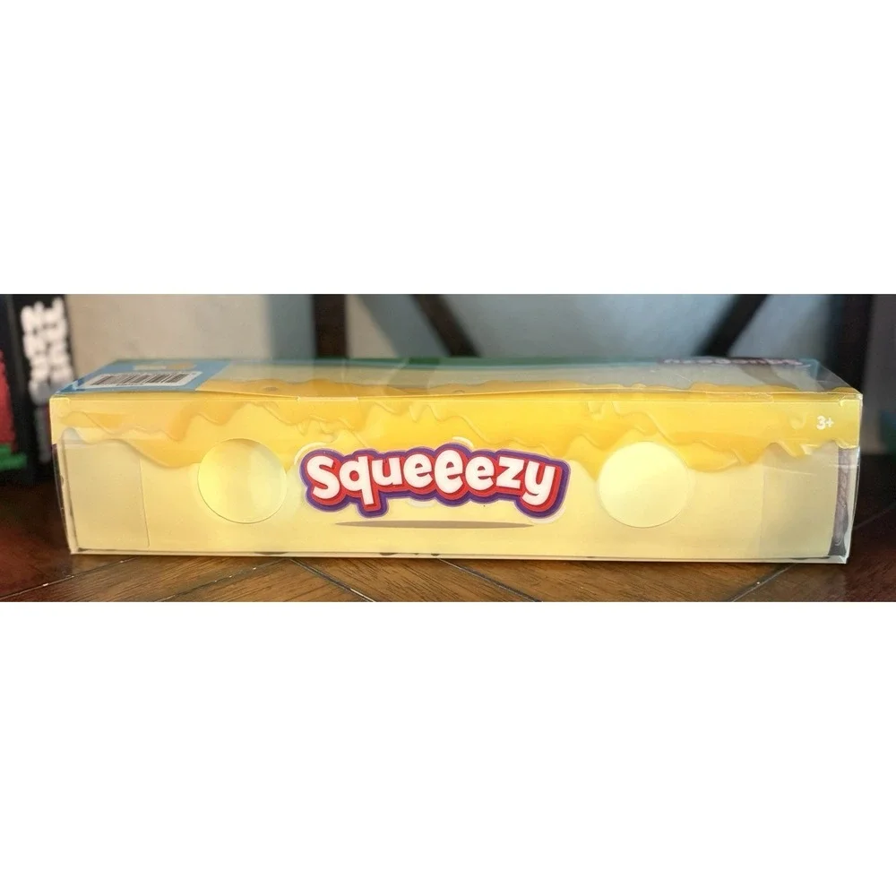 Squeezy Salted Butter Tactile Squishy Squeeze Toy Yellow Ages 3-4 Years